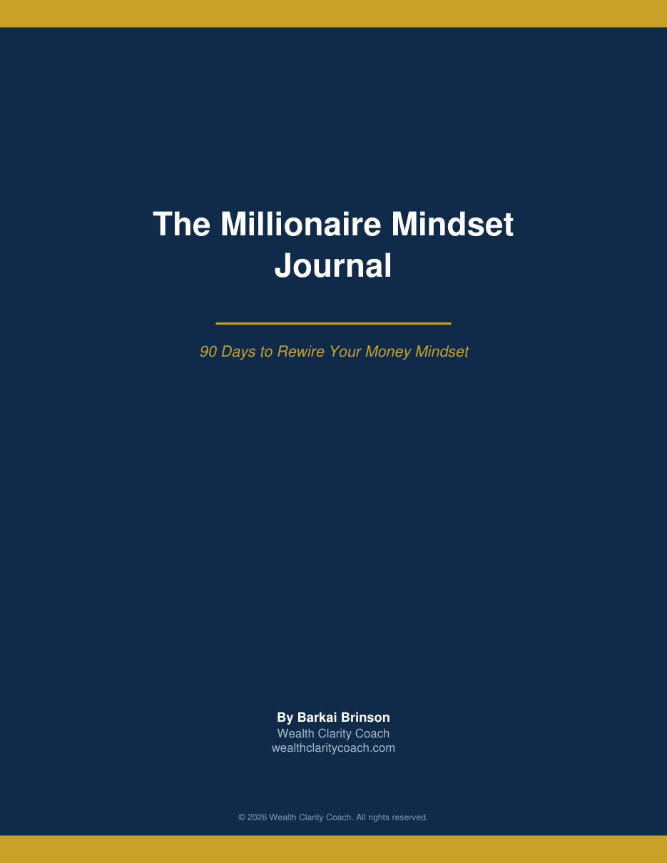 Millionaire Mindset Journal cover